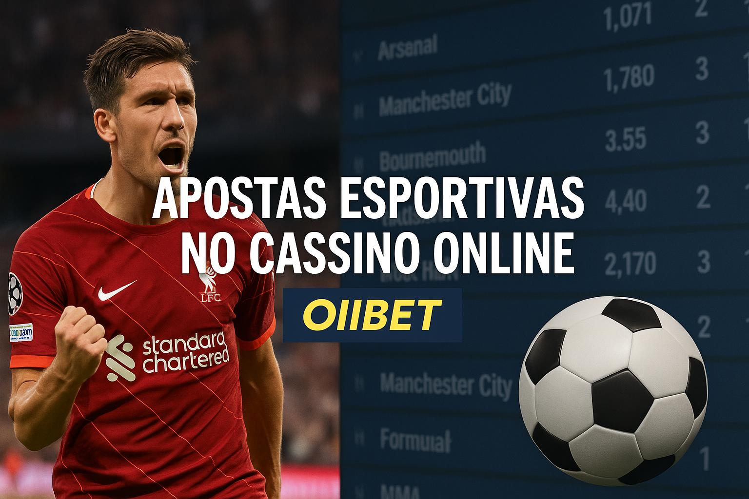 Aposte em apostas esportivas no cassino online OIIBET